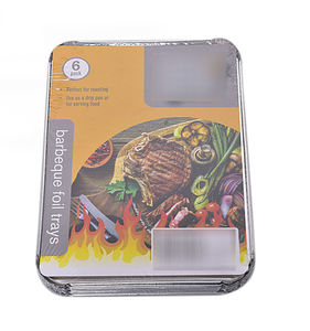 Wadah Makanan Aluminium Foil, Nampan Kue Aluminium Foil 1000Ml Panci Foil Takeaway - Product Image 4