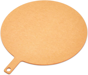 Tabla de cortar <span class=keywords><strong>pizza</strong></span> redonda de fibra de madera con asa, bandeja de madera natural antideslizante para <span class=keywords><strong>pizza</strong></span> - Product Image 4