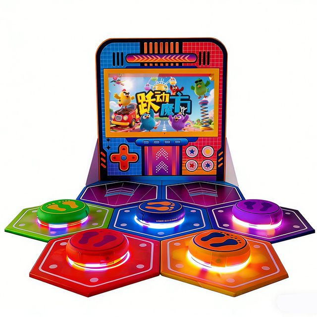 Customized Commercial Interactive Motion Sensor LED Floor Game Equipment for Indoor Playground Commercial Entertainment Solution