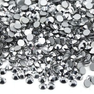 Cristal <span class=keywords><strong>de</strong></span> haute qualité, petit <span class=keywords><strong>paquet</strong></span> <span class=keywords><strong>de</strong></span> 1440 pièces, perles demi-rondes en soie, strass léger, verre Non correctif, strass pour ongles - Product Image 3