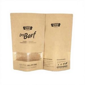 Bolsas de Papel Kraft Natural con Cierre Ziplock para Envasar Polvo de Cacao y Semillas de Chía - Product Image 1