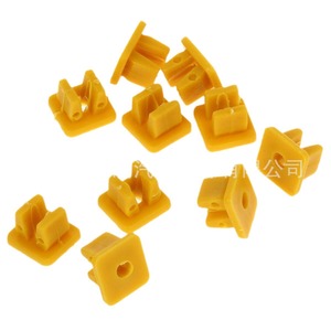 Car <b>Buckle</b> Nylon Fastener 0396 Yellow Universal Automotive <b>Clip</b> For Replace Repair - Product Image 2
