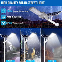ZENLEA Éclairage routier extérieur étanche IP66, lampadaire de jardin en aluminium moulé sous pression, lampadaire solaire LED 100W 150W