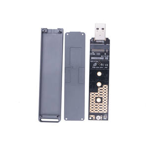 Carcasa de SSD <span class=keywords><strong>M2</strong></span> para NVME, adaptador de TYPE-A M.2 a USB 3,1 para NVME <span class=keywords><strong>PCIE</strong></span> M Key NGFF <span class=keywords><strong>SATA</strong></span> B Key, caja de unidad de disco - Product Image 6