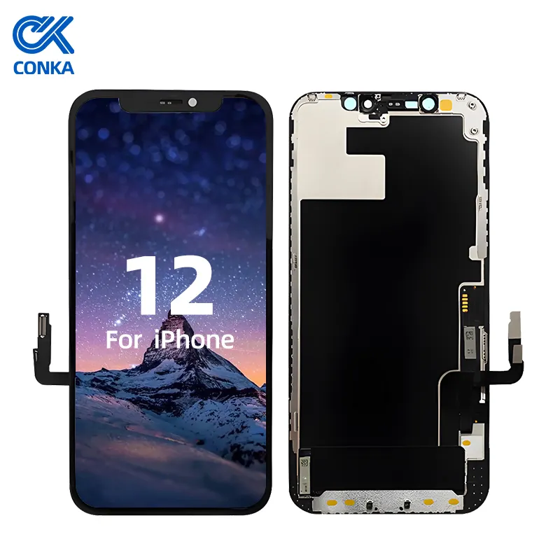 Montage Voor Iphone 12 Pro Max Scherm Vervangingen Soft Oled Voor Iphone 12 Lcd-Display Ic Voor Iphone 12lcd Scherm