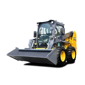 Acntruck China Top 1 Brand Earthmovning machine 1 Ton Mini Skid Steer loader XC760K with four in one bucket