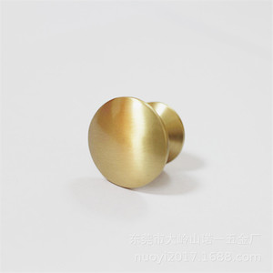 Pure <b>Copper</b> Round Furniture Handle 27x20x23 Minimalist Drawer <b>Knob</b> Durable Anti Oxidation Spray Oil - Product Image 3