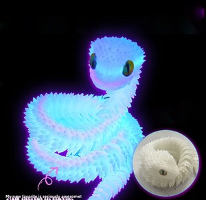 2025 mới 3D in <span class=keywords><strong>Python</strong></span> Mô hình đồ chơi thực tế, trang trí phát sáng, khớp di động, Thủ công mỹ nghệ nhà, đồ chơi sinh nhật sáng tạo - Product Image 6