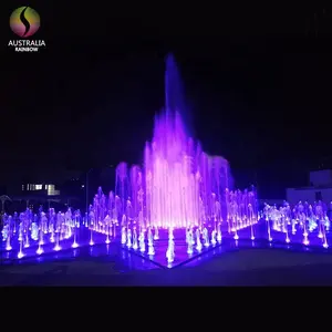 Mexico Dry Fountain Project Floor Dancing Water Children Play Interactive Music Fountains