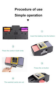Dericsson Hot Selling Automatic Card Shuffler Machine Model 9-27-13 2 Pairs for <b>Entertainment</b> - Product Image 3