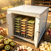 Best verkochte elektrische verwarmingsdroger voor vers fruit, fruitplakjes, kruiden en bladeren; landbouw droogapparatuur