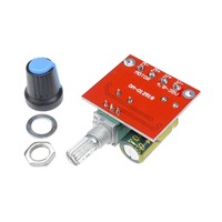 Modulación de ancho de pulso PWM DC controlador de velocidad del Motor módulo regulador de Control 5A Función de interruptor 90W 4,5-35V Placa de atenuación LED
