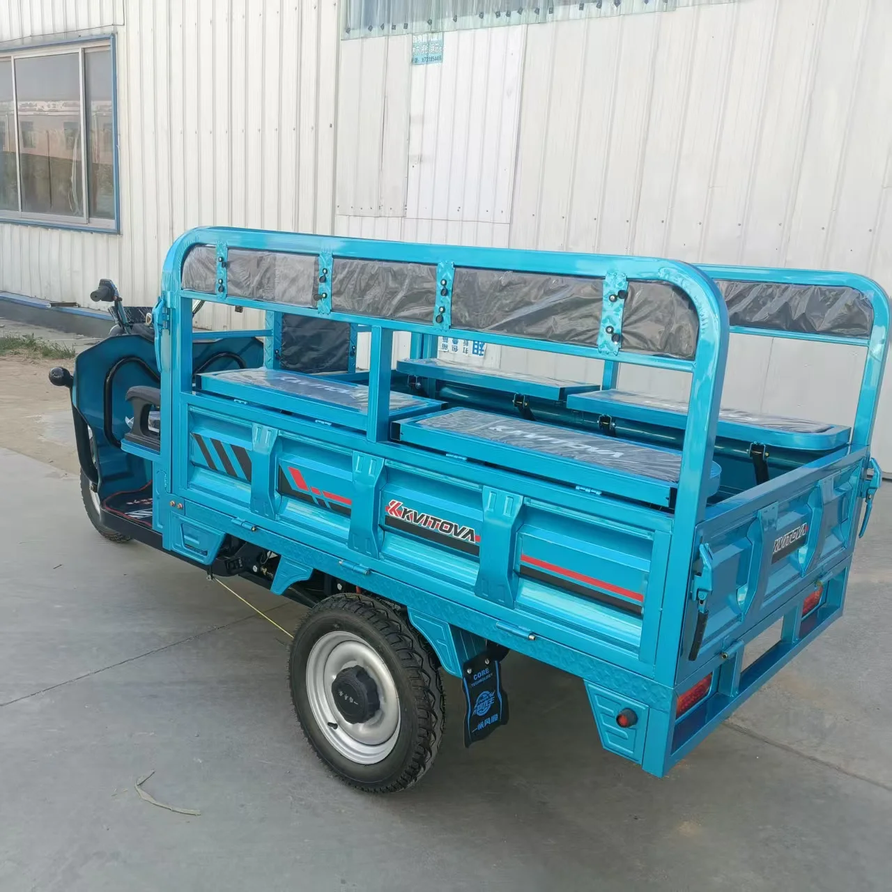 Электрический мотоцикл, грузовой трехколесный велосипед Tuktuk 1000 Вт, открытый пассажирский трехколесный велосипед для взрослых