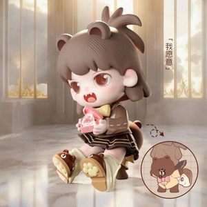 100% Originale MANCHAO YOUBU LINE FRIENDS Serie I Want to Tell You Blind Box Bambola Trendy Carina - Product Image 2