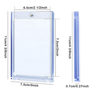 QY 35PT <b>Top</b> Loader Clear Rigid Card Holders for Trading Card TCG Sports Cards Custom Logo Wholesale - Product Image 4