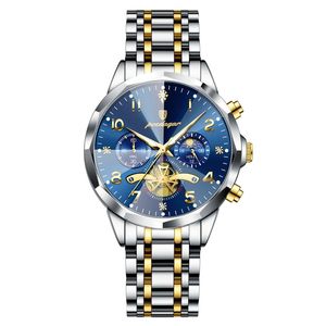 Montre homme POEDAGAR 939 de luxe, originale, étanche, chronographe lumineux, montre-bracelet homme en acier inoxydable, quartz, montres pour homme, Reloj - Product Image 1