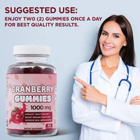 Aeglewell Gummies aux Canneberges Marque Blanche OEM Sans Sucre pour la Santé