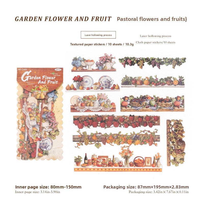B Fleurs et fruits de campagne-orange