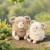 Peluches super douces en coton PP avec détails brodés - Design Kawaii en laine bouclée - Vente en gros