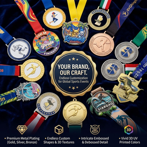 Medallas de Danza Acrobática Personalizadas, Medallas de Metal Personalizadas, Trofeos para Competiciones de Clubes de Danza, Medalla de Premio para Exámenes de Arte - Product Image 6