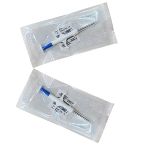 <span class=keywords><strong>Puce</strong></span> NFC ISO14443 RFID, étiquette en verre avec seringue d'implantation, 13,56 MHz, micro-<span class=keywords><strong>puce</strong></span> animale, 2,12x12 mm, transpondeur haute fréquence - Product Image 1