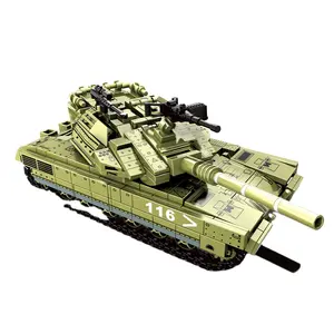 Fábrica de brinquedos C0116 OEM ODM modelo montar jogo china pequeno tanque Militarys Outros e hobbies Conjunto de brinquedos de bloco de plástico de tijolo