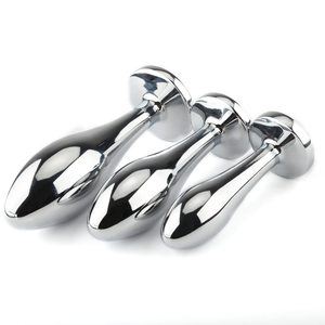 ชุดเครื่องประดับหรูหรา 3 ชิ้น สำหรับขยายรูทวารหนัก ของเล่นทางเพศสำหรับผู้ใหญ่ คริสตัลเพชร ขนาดเล็ก เซ็กซี่ โลหะ ฟีติช ปลั๊กทวารหนัก สำหรับชายและหญิง - Product Image 3