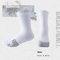 Printemps été hommes Elite professionnel basket-ball chaussettes d'entraînement anti-dérapant fil serviette bas pratique haut tricoté