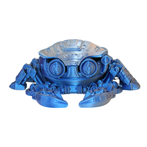 Crabe Cyber Personnalisé en PLA Couleurs Personnalisées 2025 – Jouet Animal 3D Articulé et Non Toxique avec Coquille Mobile – Collection Animales 3D - Product Image 5