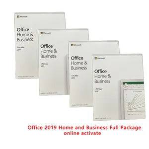ขายส่ง Office 2019บ้านและธุรกิจขายปลีกกล่องกุญแจ Medialess ภายในสำหรับ Windows (1เซ็ต = 10ชิ้น)