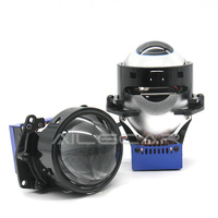 Nuevos Faros Delanteros Dobles LED de 3 Pulgadas para Turismo, Ajuste Universal, 12V 62W 3000 Lúmenes 5800-6500K, Reequipamiento/Actualización para BMW F30 Audi A6