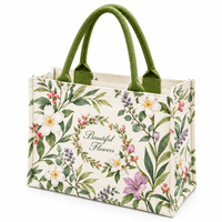 Sac fourre-tout en toile imprimé sur mesure à motifs géométriques, avec poignée longue et bandoulière, durable, laminé, écologique, recyclable, pour supermarché