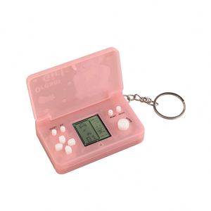 Custom Logo Printed Plastic Mini <b>Handheld</b> Game <b>Console</b> Backpack Keychain <b>Retro</b> Design Household Use - Product Image 3