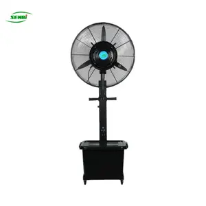 Ventilador de agua de niebla de 26 ''y 30'', ventilador de refrigeración por pulverización, ventiladores eléctricos industriales de alta resistencia para exteriores