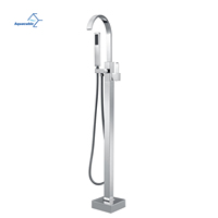 Ensemble de robinetterie de douche sur pied OEM pour salle de bain, mitigeur de douche et robinet de baignoire