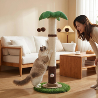 Jouet pour chat, grand grattoir pour chat de 88 cm de haut (34,6 pouces)