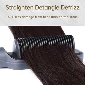 Plancha de Pelo 2 en 1 Desmontable Multifuncional con Peine Caliente, Rizador Automático de 500 Grados, Alisador de Pelo Portátil - Product Image 4