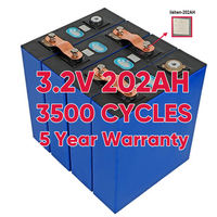 Vente chaude 200Ah LiFePO4 cellule solaire originale Lishen 3.2V 202Ah 200Ah batterie lithium-fer-phosphate pour bricolage de stockage solaire