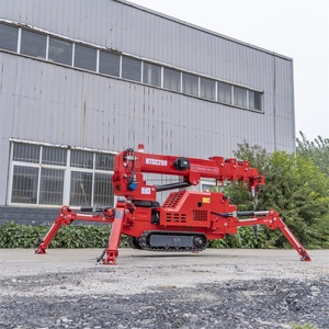 Mini Grúa Araña Telescópica, Altura de Elevación de 6.8 Metros, Elevador de Construcción Móvil Compacto para - Product Image 6