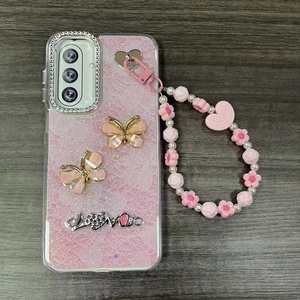 <span class=keywords><strong>Cover</strong></span> per Telefono in TPU con Glitter e Catena a Farfalla per Samsung A56 A36 A17 A16 A07 A06 e <span class=keywords><strong>OPPO</strong></span> A6X RENO15 <span class=keywords><strong>A5</strong></span> A5X F31, Custodia Posteriore per Ragazze - Product Image 6