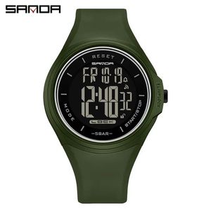 Montres-bracelets numériques originales pour hommes Sanda 2131, étanches 5BAR, montre simple et tendance pour hommes, boîte pour montre pour homme - Product Image 1