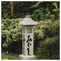 HKNC ST-2011SP4 Enceinte de jardin verticale en pierre pour calligraphie 10W 70V 100V étanche pour extérieur et aménagement paysager