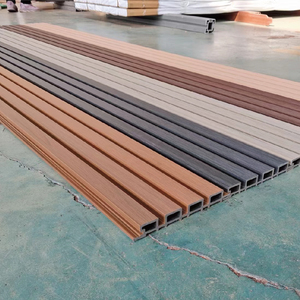 Hot bán sinh thái thân thiện slated Bảng điều chỉnh tường ngoài trời Panel co-đùn WPC gỗ tường ốp - Product Image 2