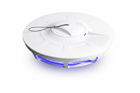 Piège à puces, mites et moucherons KiWiNurse à lumière UV LED, piège à mouches d'intérieur en ABS, tue-mouches pour le contrôle des nuisibles, piège à puces électrique solide