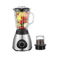 Mixeur Électrique Robuste Personnalisé en Acier Inoxydable, Extracteur de Jus Frais Multifonctionnel 3 Vitesses 250W Capacité 1,5L pour Usage Domestique