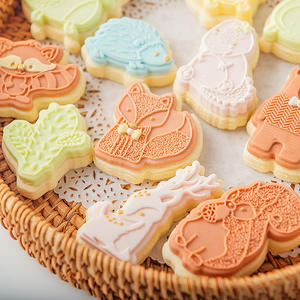 Cortador de <span class=keywords><strong>Galletas</strong></span> de Dinosaurio, Molde de <span class=keywords><strong>Chocolate</strong></span> para <span class=keywords><strong>Galletas</strong></span> de Animales, Estampador de <span class=keywords><strong>Galletas</strong></span> de Acrílico para Decoración de Pasteles - Product Image 2