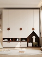 Armoire pour enfants écologique, armoire moderne personnalisée avec un grand espace de rangement pour la chambre des enfants, la maison