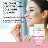 Complément alimentaire en gommes anti-âge au L-Glutathion en gros, comprimés amincissants pour la beauté et le corps entier