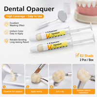 Pâte Opaque IPS Classic V 3g pour Céramique Métallique Dentaire, Teinte A-D, Qualité Laboratoire