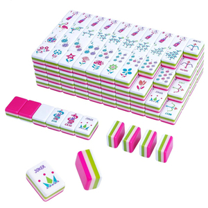Premium 4 Layer Engraved Acrylic American <b>Mahjong</b> Tiles <b>Set</b> with Carrying Bag Luxury 160 Tiles American <b>Mahjong</b> <b>Set</b> for Party - Product Image 1